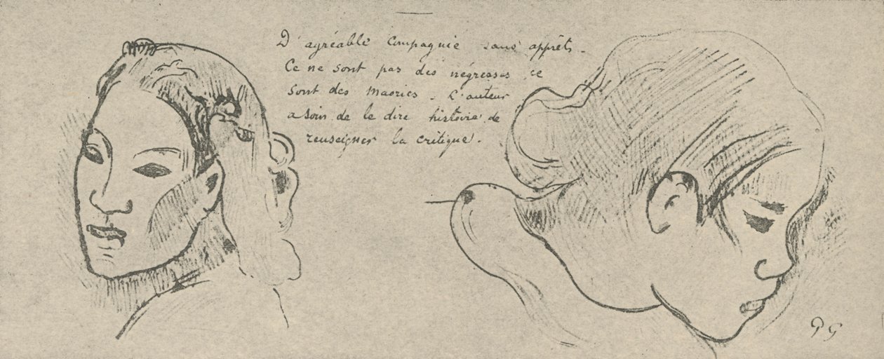 Dobrá společnost, žádné afekty, 1936 od Paul Gauguin