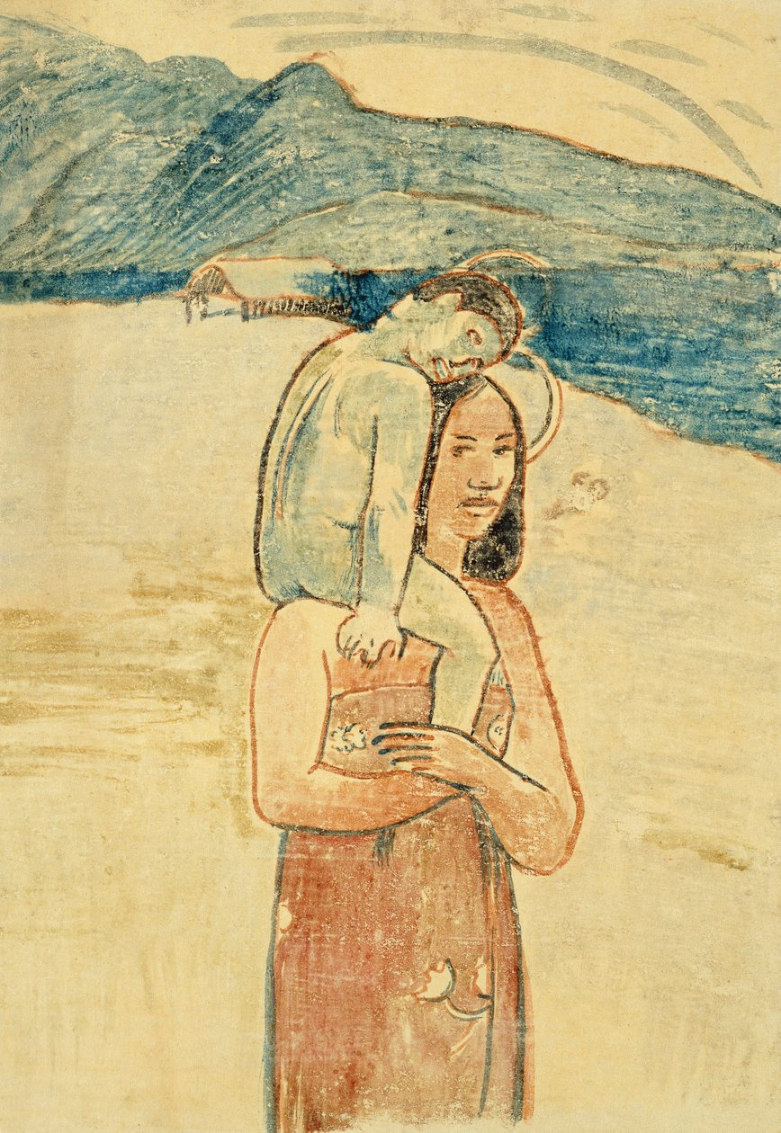 Zdravím tě Maria, kolem roku 1894 (litho) od Paul Gauguin