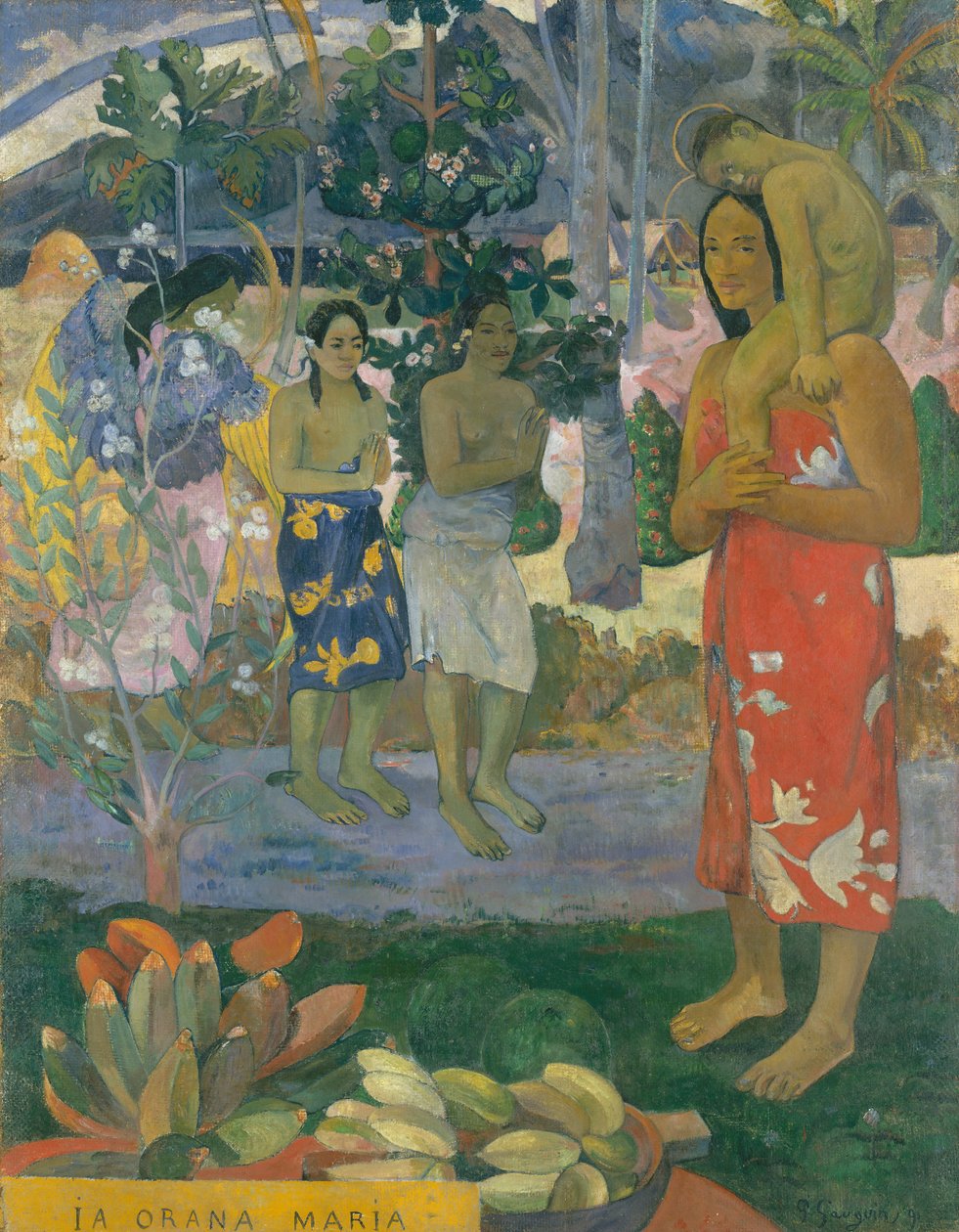 Orana Maria Zdrávas Maria, 1891. od Paul Gauguin