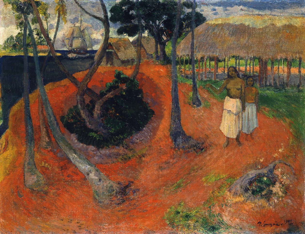 Idyla na Tahiti od Paul Gauguin
