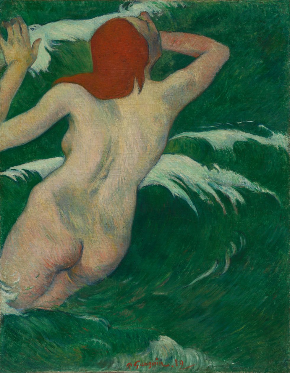 Ve vlnách Dans les Vagues, 1889. od Paul Gauguin