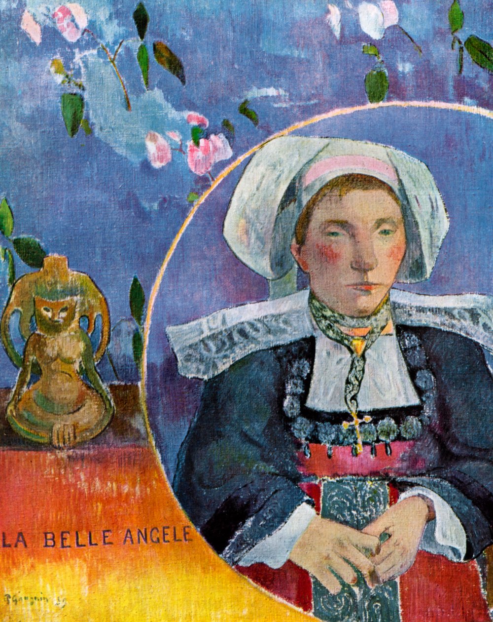 La Belle Angele, 1889-1939. od Paul Gauguin