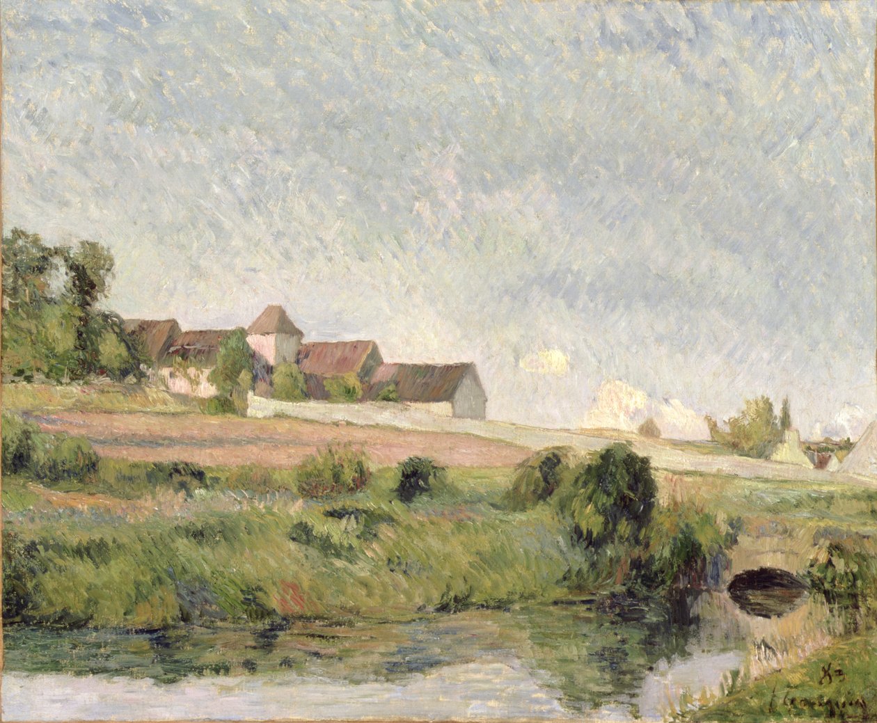 La Ferme de la Groue, Osny, 1883 od Paul Gauguin