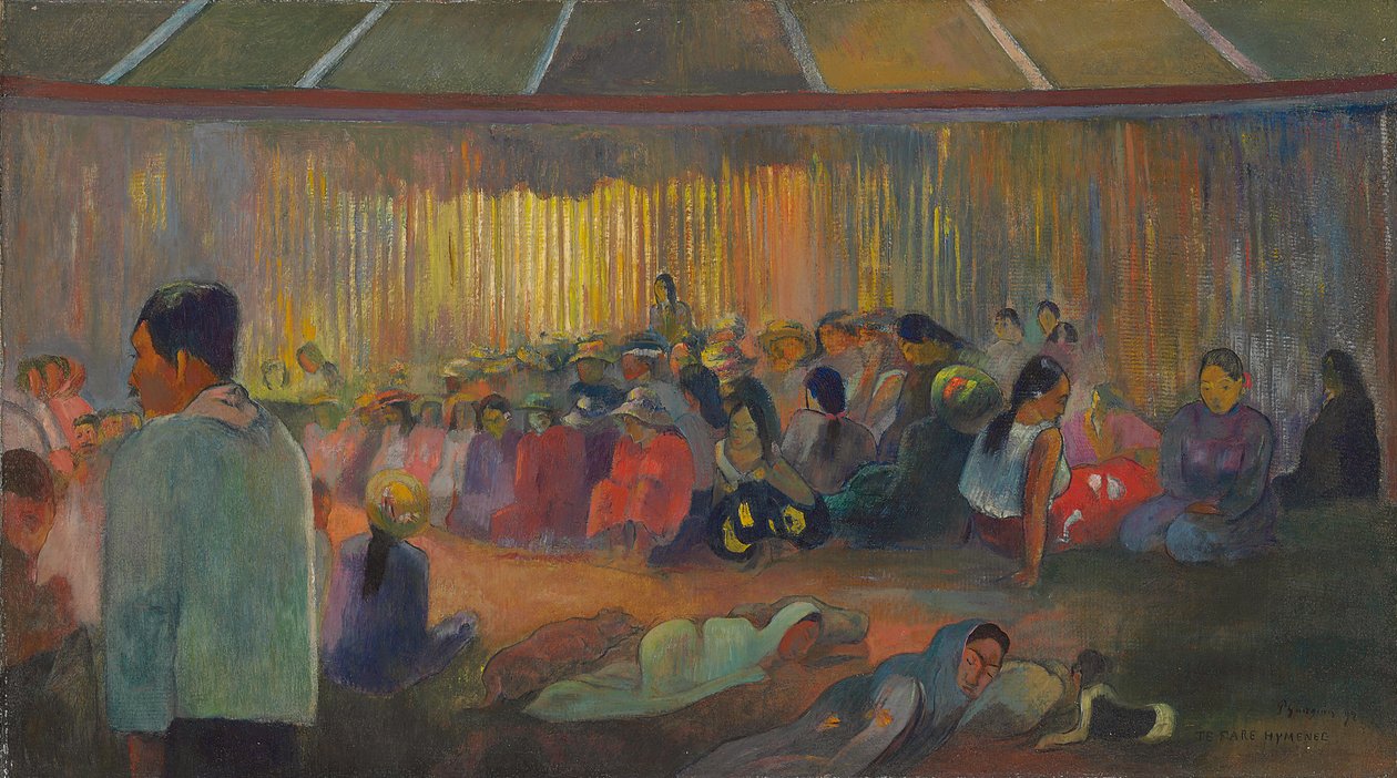 Dům písní od Paul Gauguin