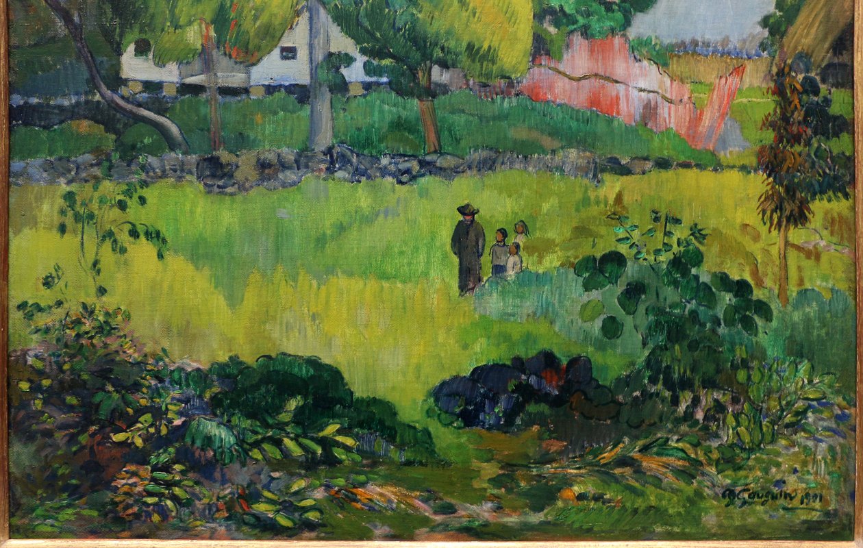 Krajina od Paul Gauguin