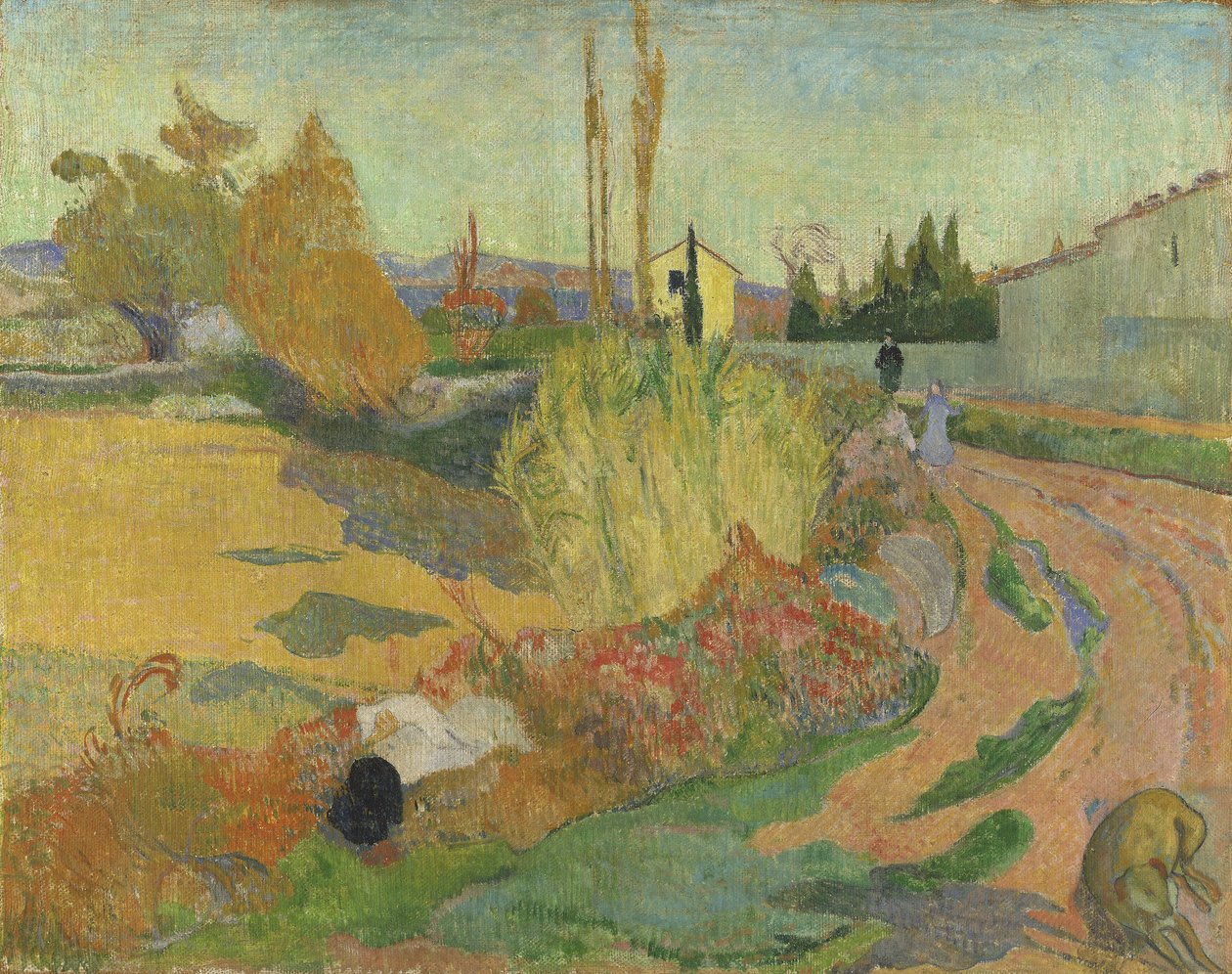 Krajina v Arles, 1888 od Paul Gauguin