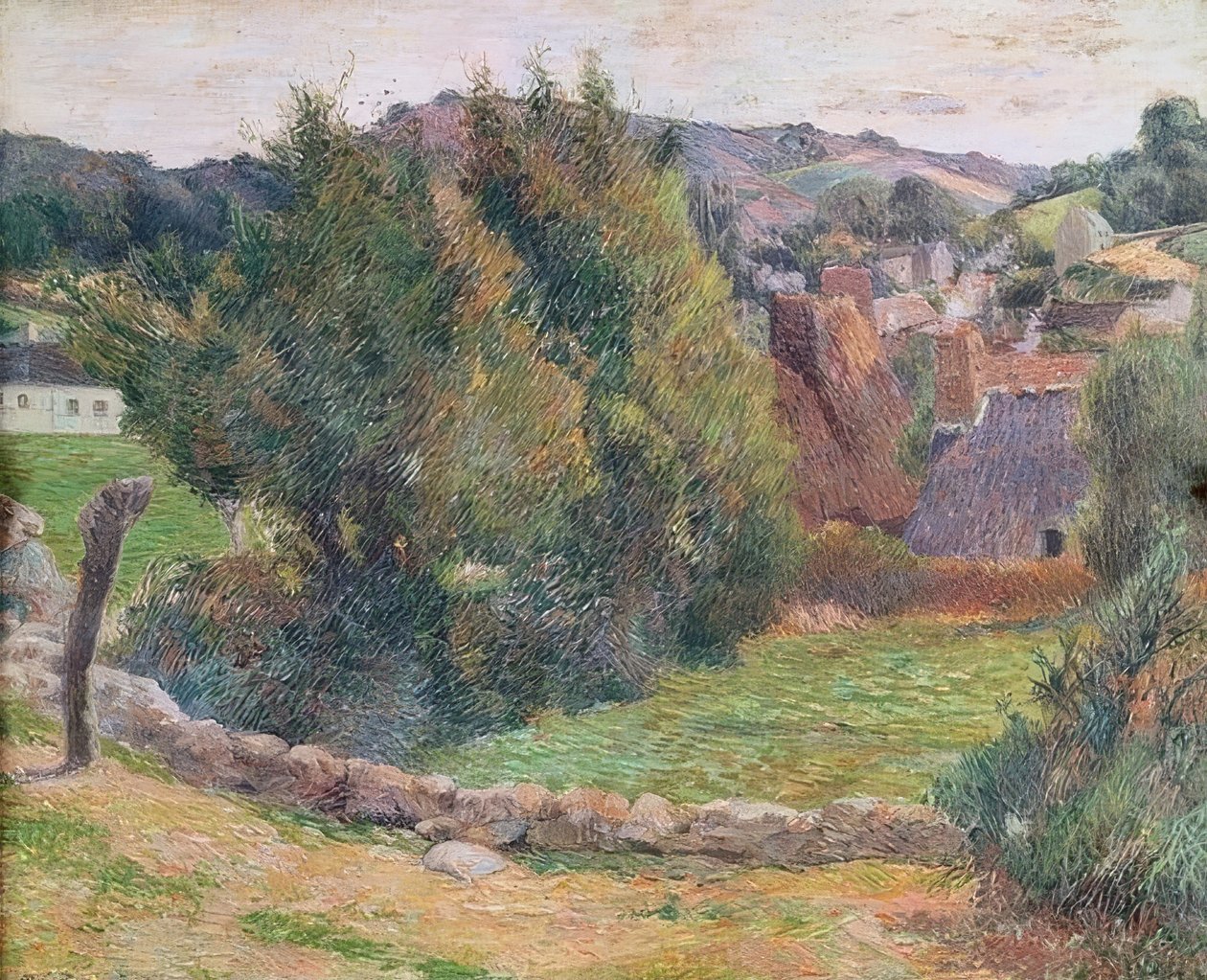 Krajina v Pont-Aven od Paul Gauguin
