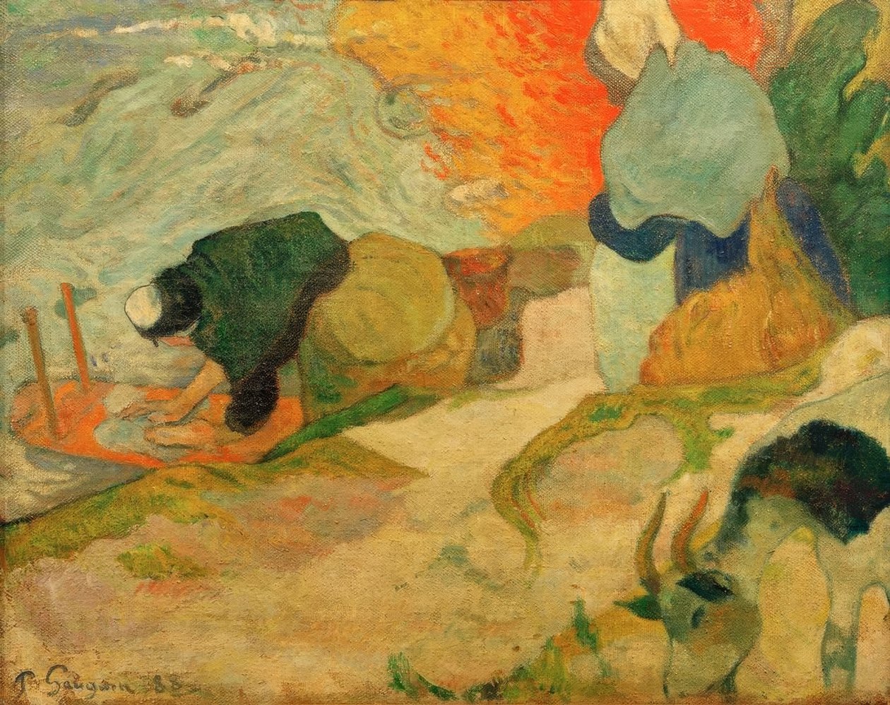 Podložky v Arles od Paul Gauguin