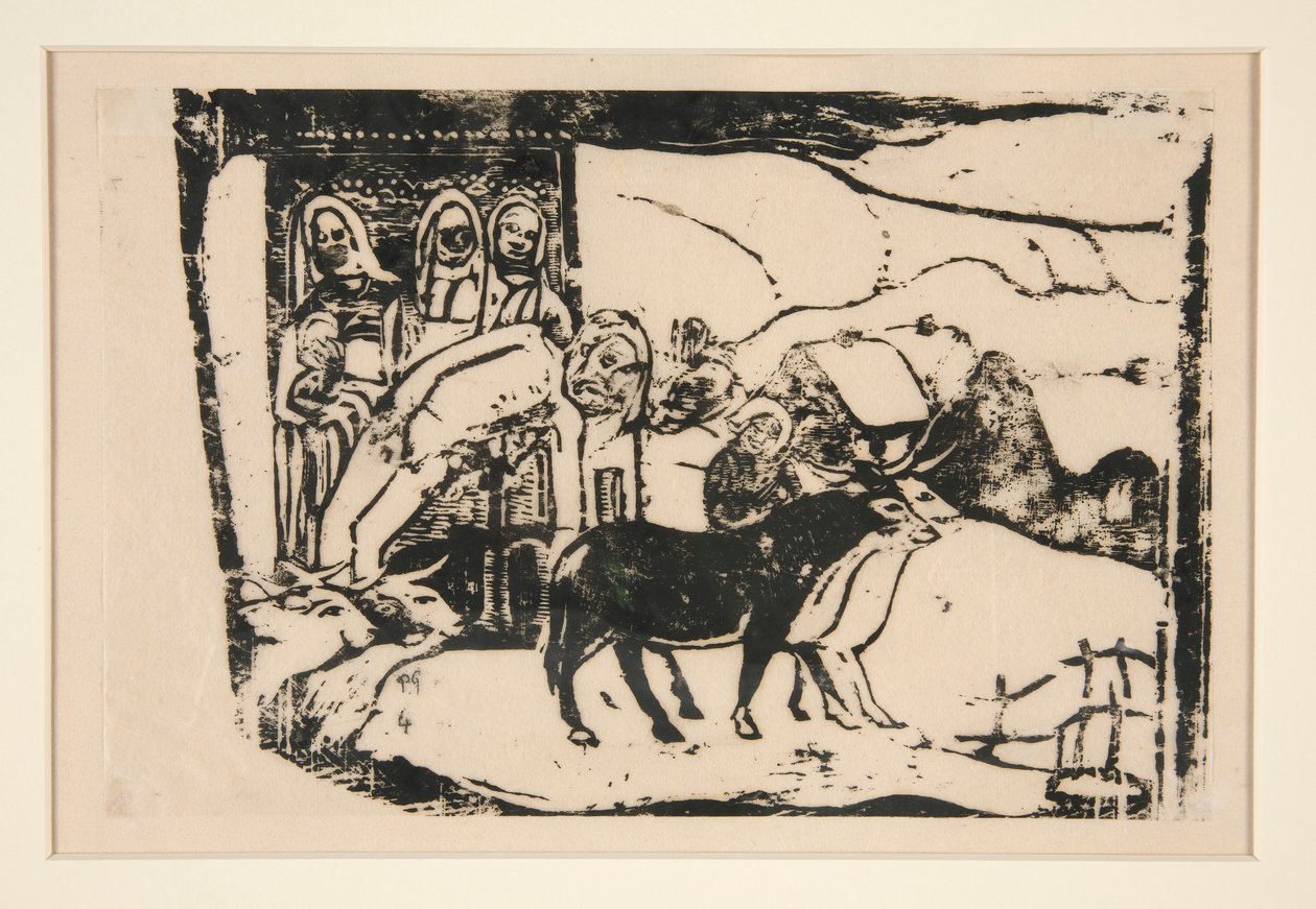 Bretonská Kalvárie od Paul Gauguin