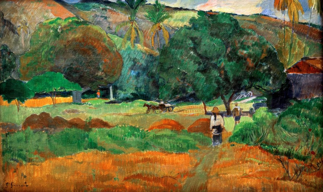Údolí od Paul Gauguin