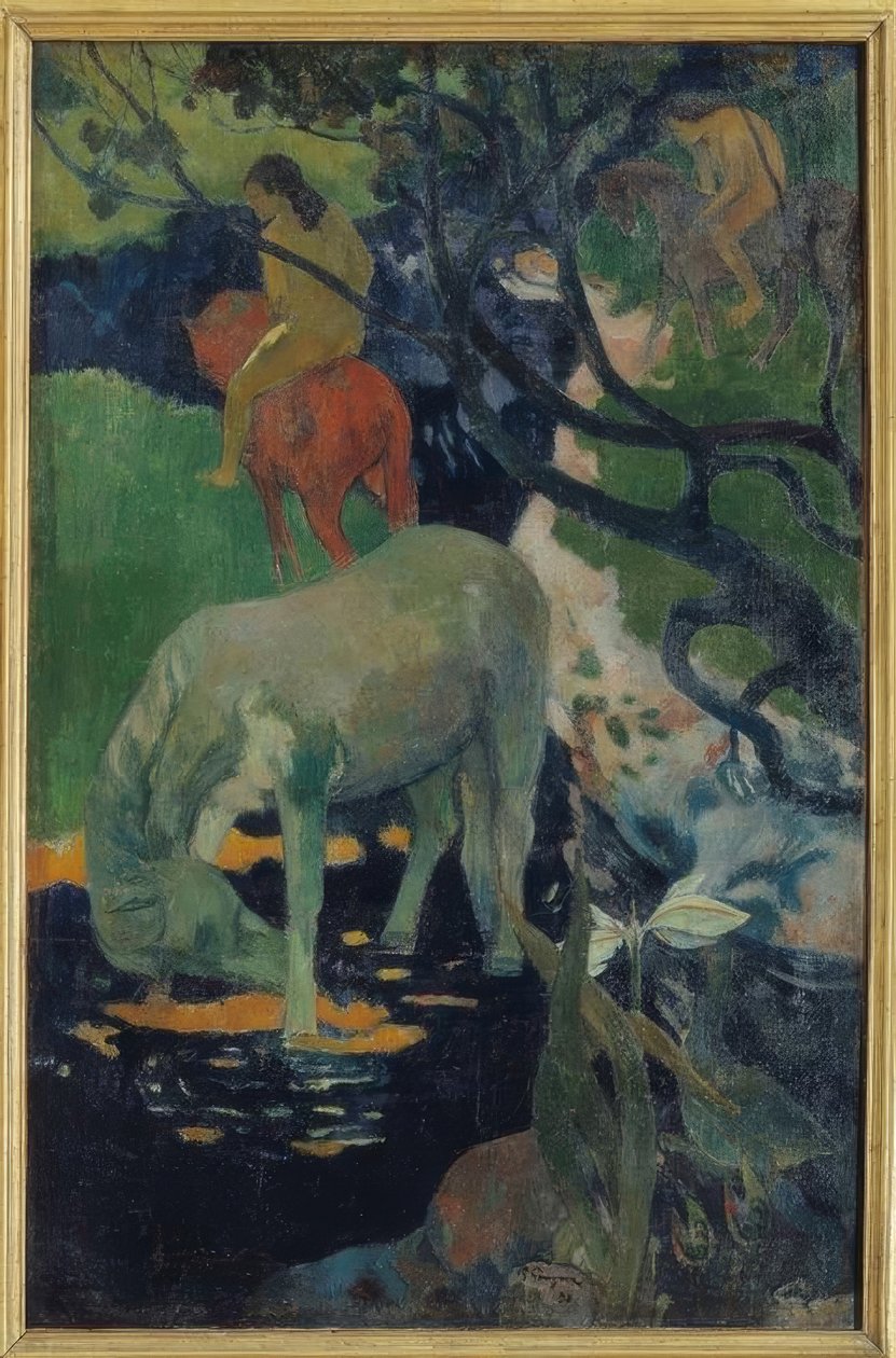 Bílý kůň od Paul Gauguin