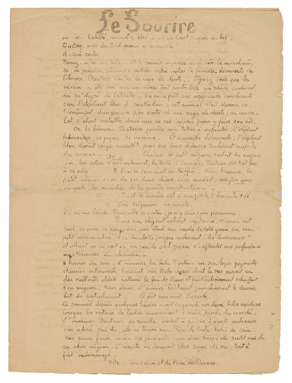 Le sourire: Journal sérieux, 19. září 1899 od Paul Gauguin