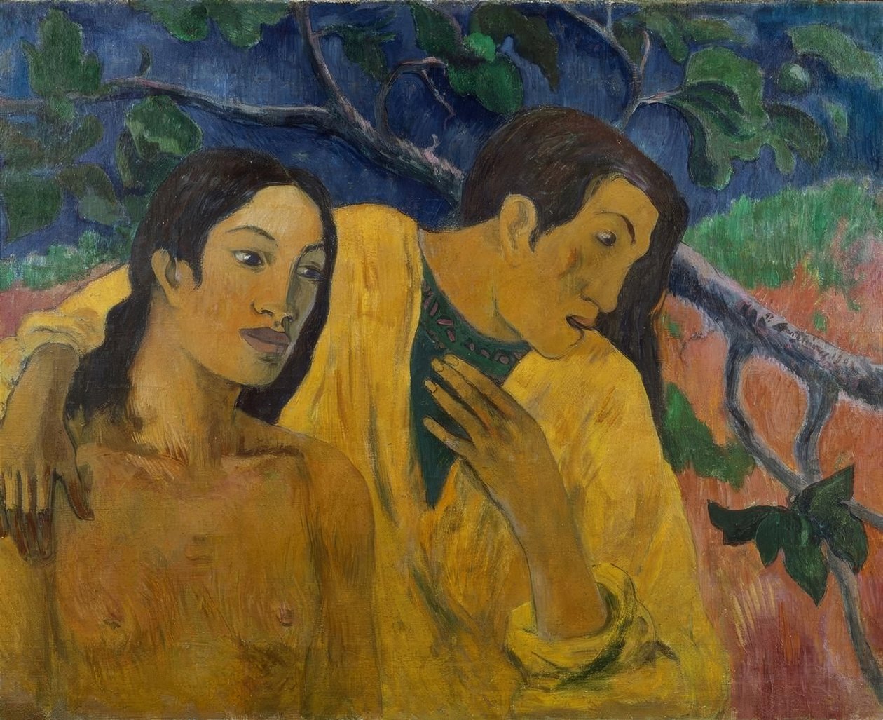 Milenci od Paul Gauguin