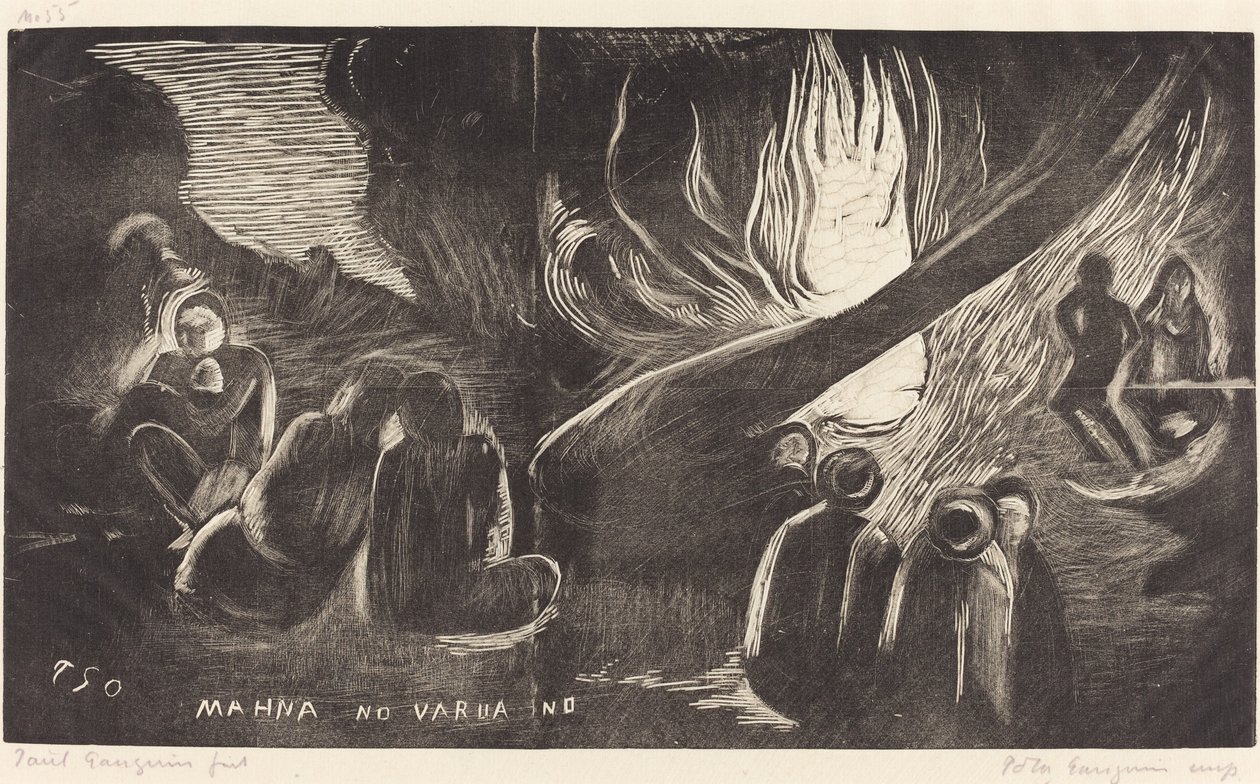 Mahna no Varua Ino (Ďábel mluví) od Paul Gauguin