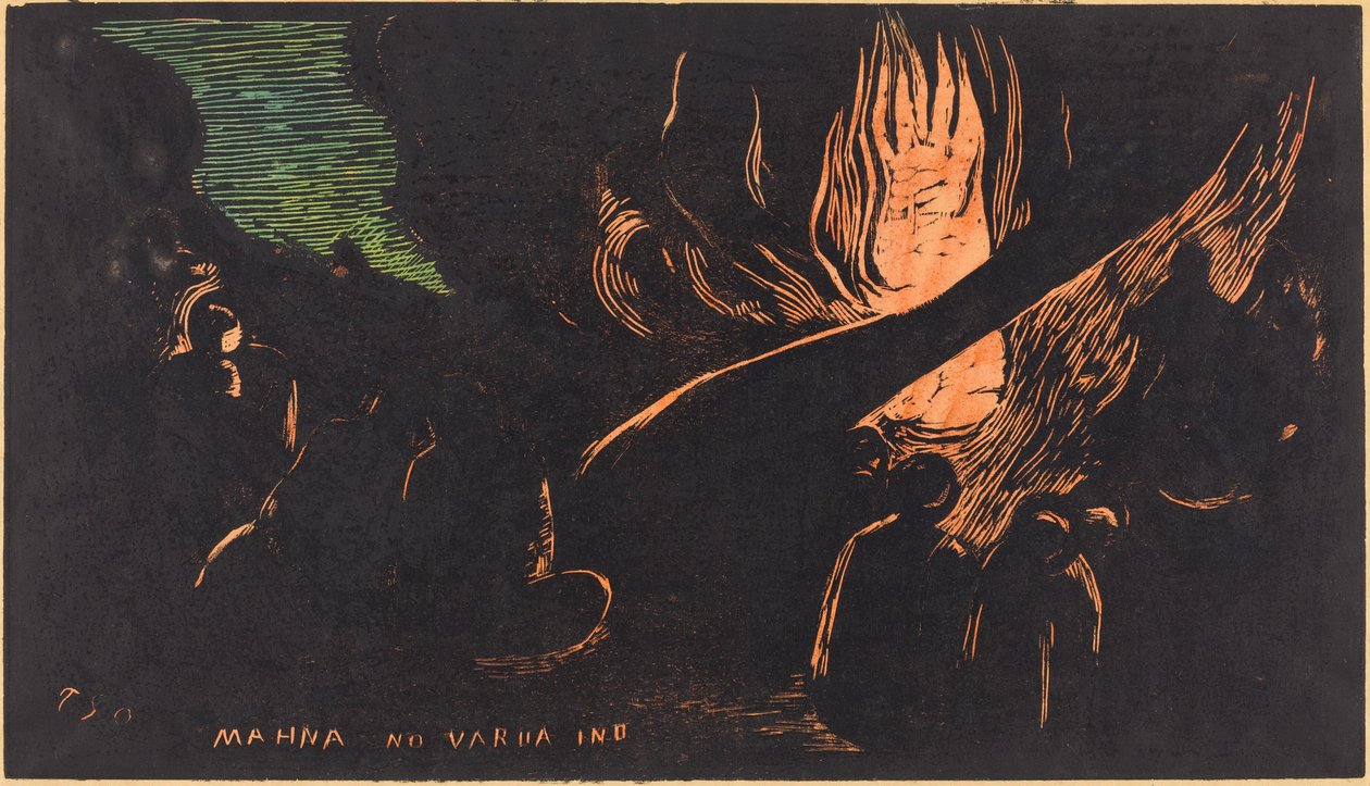 Mahna no Varua Ino (Ďábel mluví) od Paul Gauguin