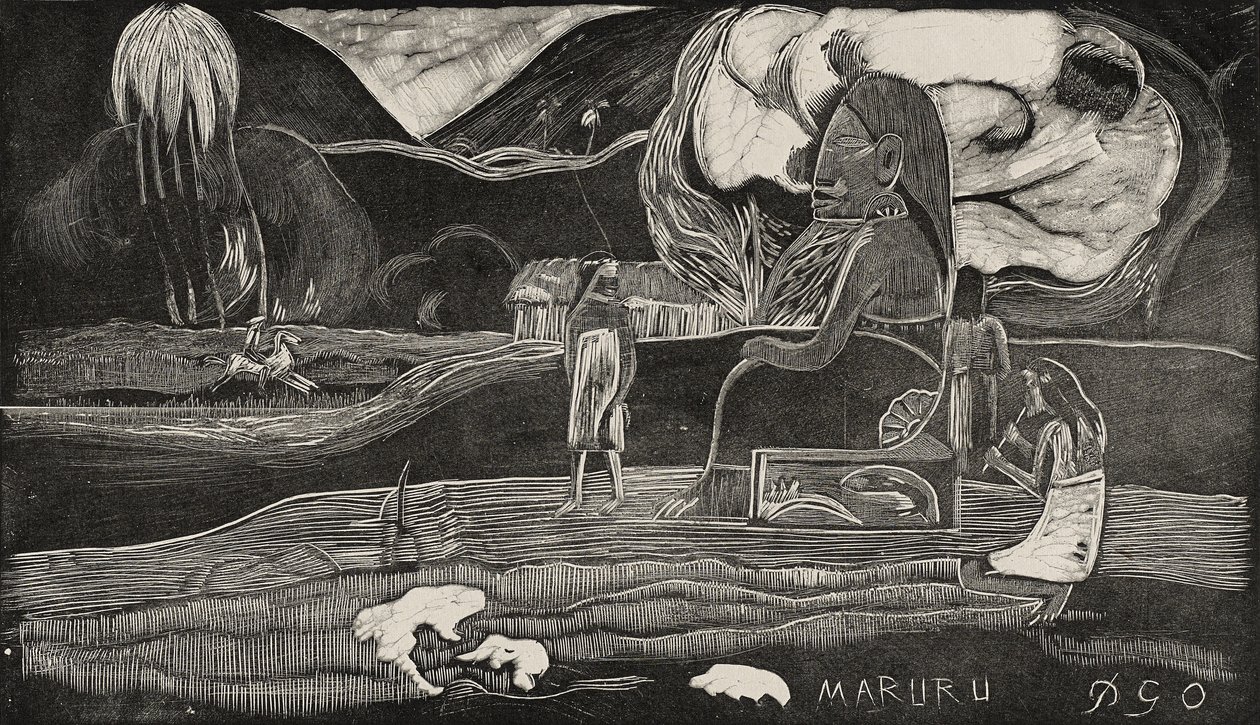 Maruru (Oběty vděčnosti) od Paul Gauguin