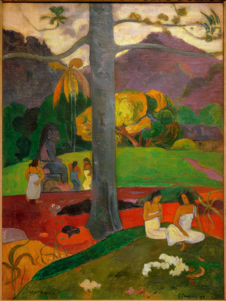Mata Mua / Tenkrát od Paul Gauguin