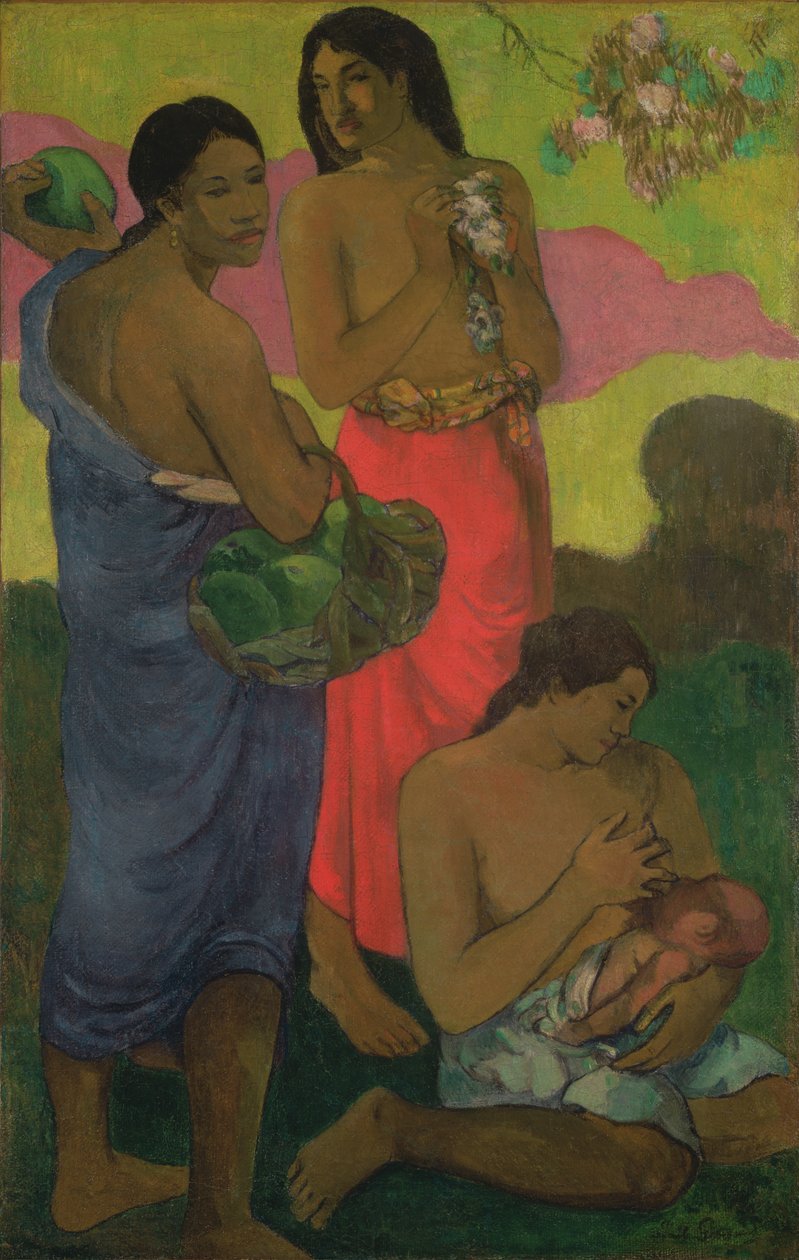 Mateřství II od Paul Gauguin