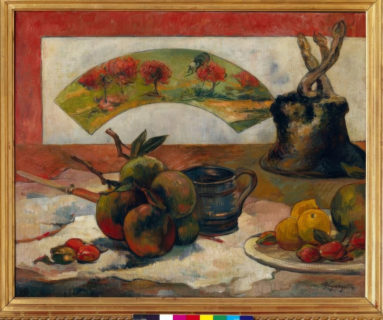 Zátiší s ventilátorem od Paul Gauguin