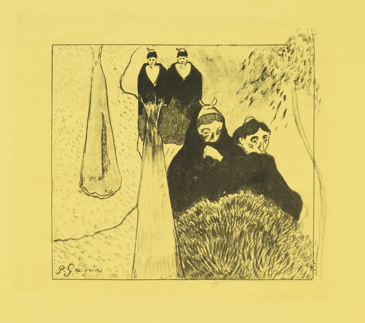 Staré ženy z Arles, 1889 od Paul Gauguin
