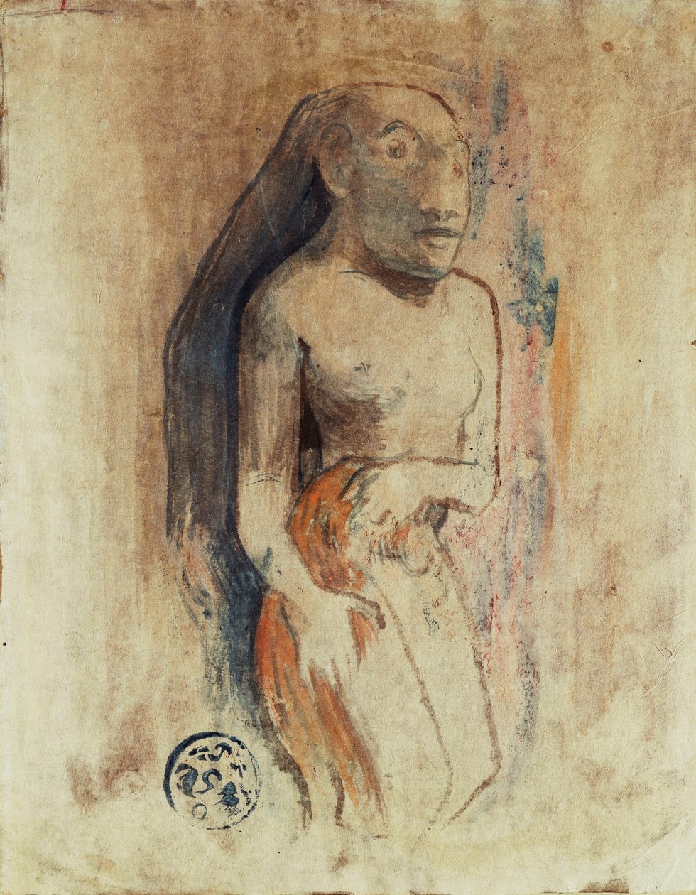 Překážky, 1894 od Paul Gauguin