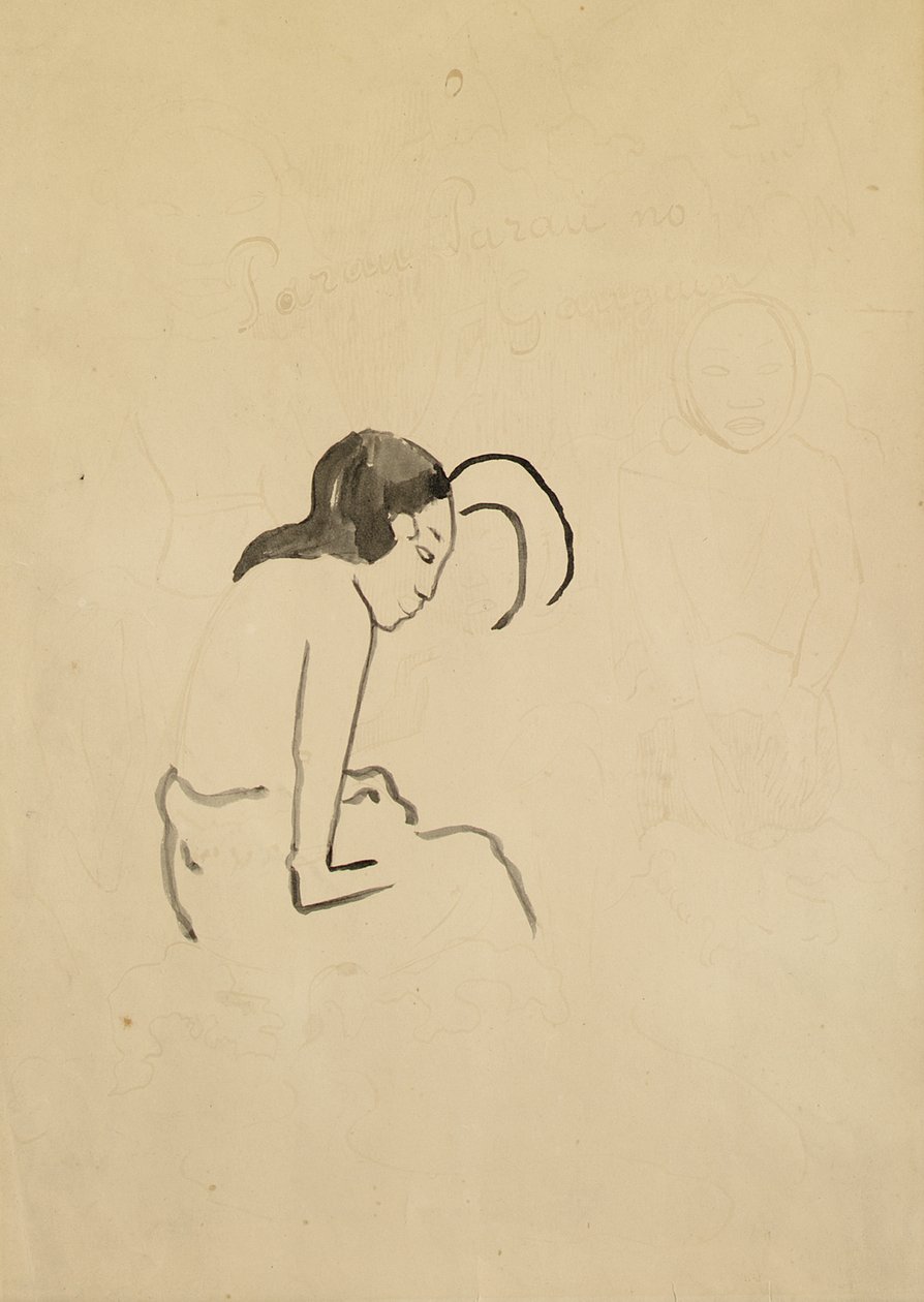 Slovo Boží, 1891-93 od Paul Gauguin
