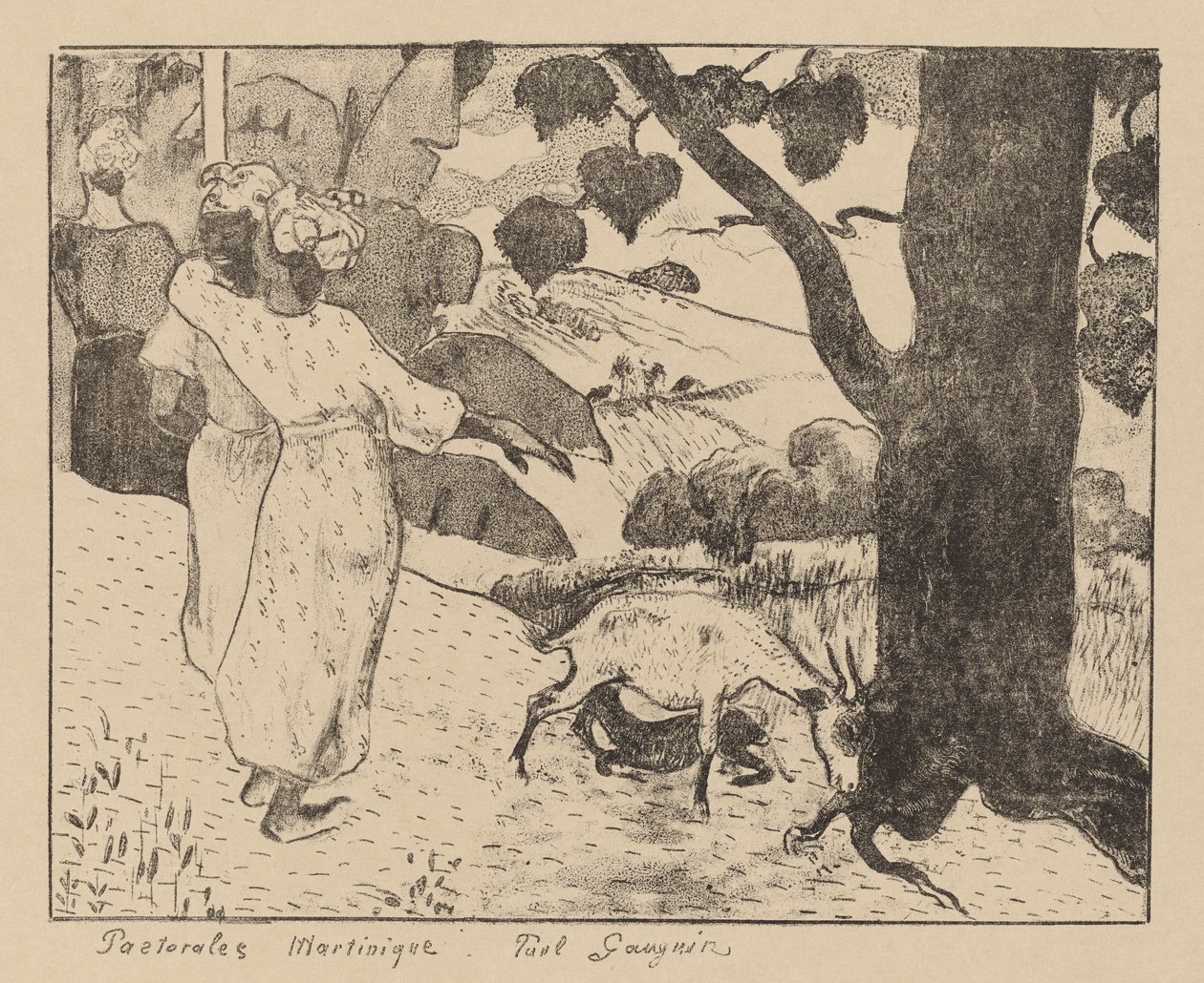Martinique Pastorals od Paul Gauguin