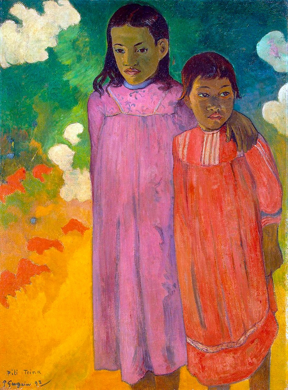 Piti Tiena, Dvě sestry, 1892. od Paul Gauguin