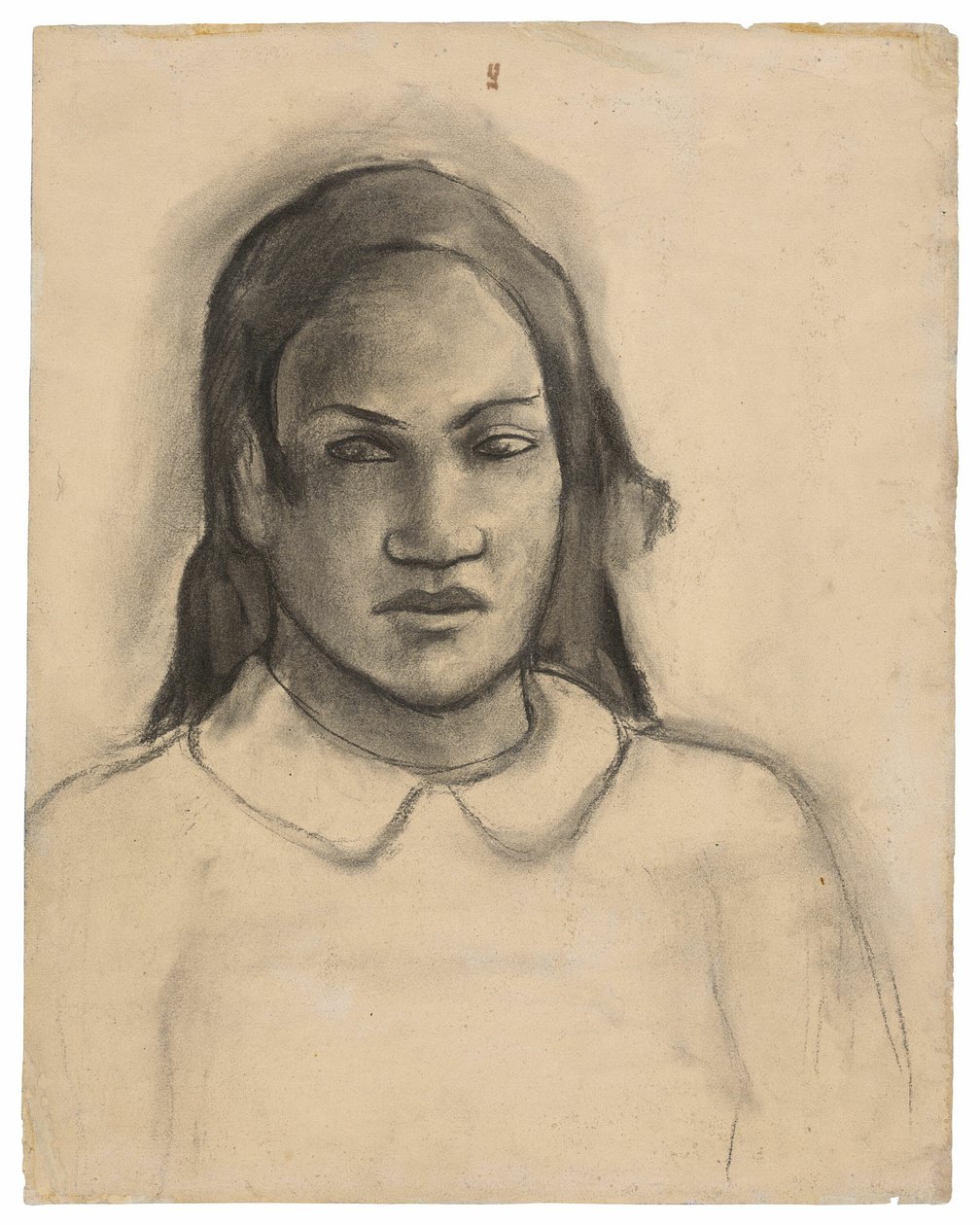 Portrét Tehamana od Paul Gauguin