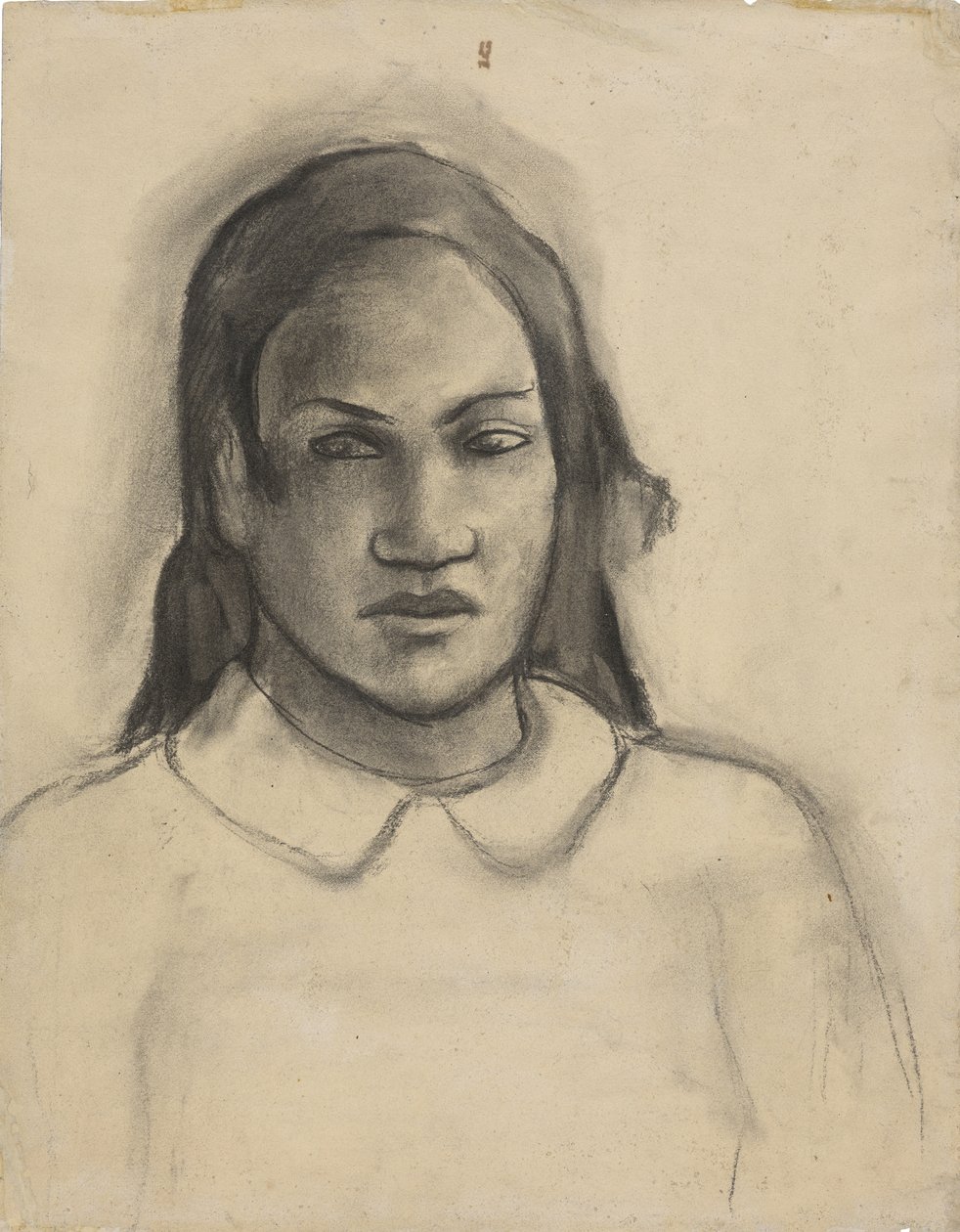 Portrét Tehamana, 1891-93 od Paul Gauguin