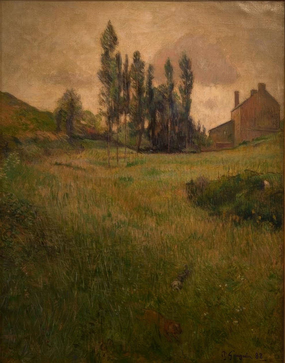 Pobíhající psi od Paul Gauguin