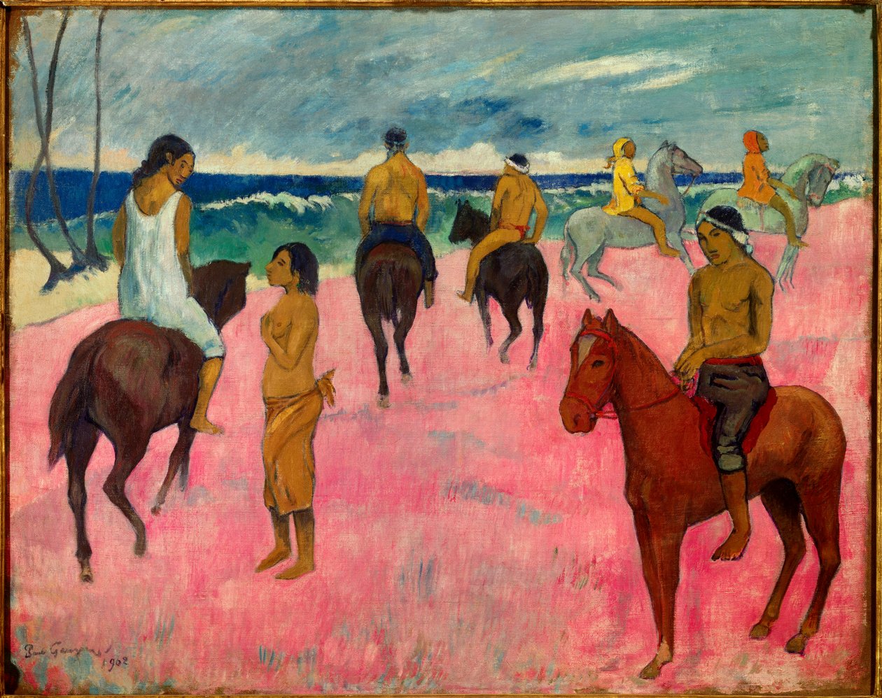 Jezdci na pláži, 1902 od Paul Gauguin