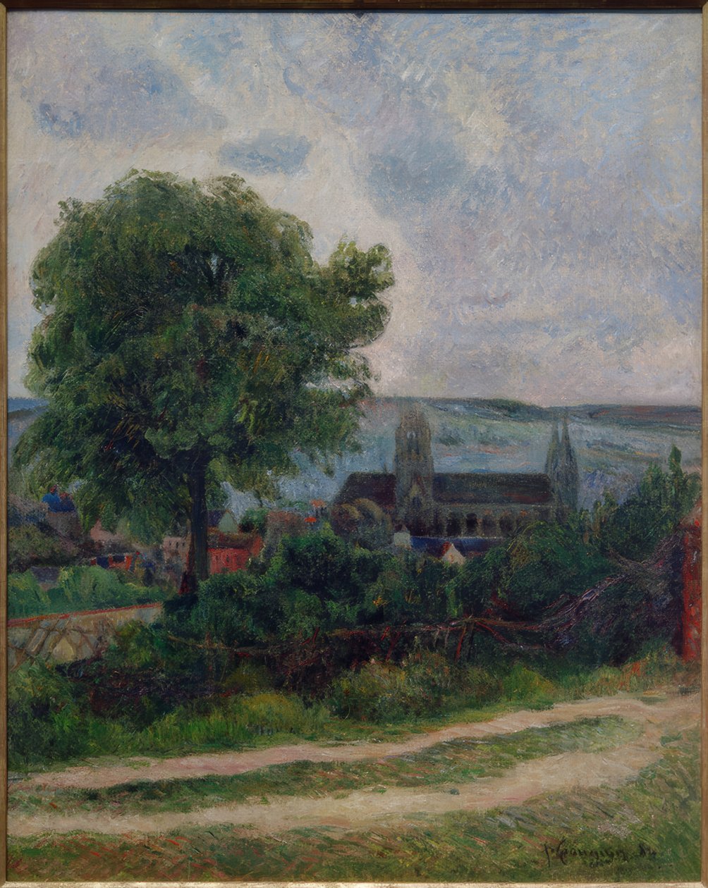 Rouen, Kirche Saint-Ouen od Paul Gauguin