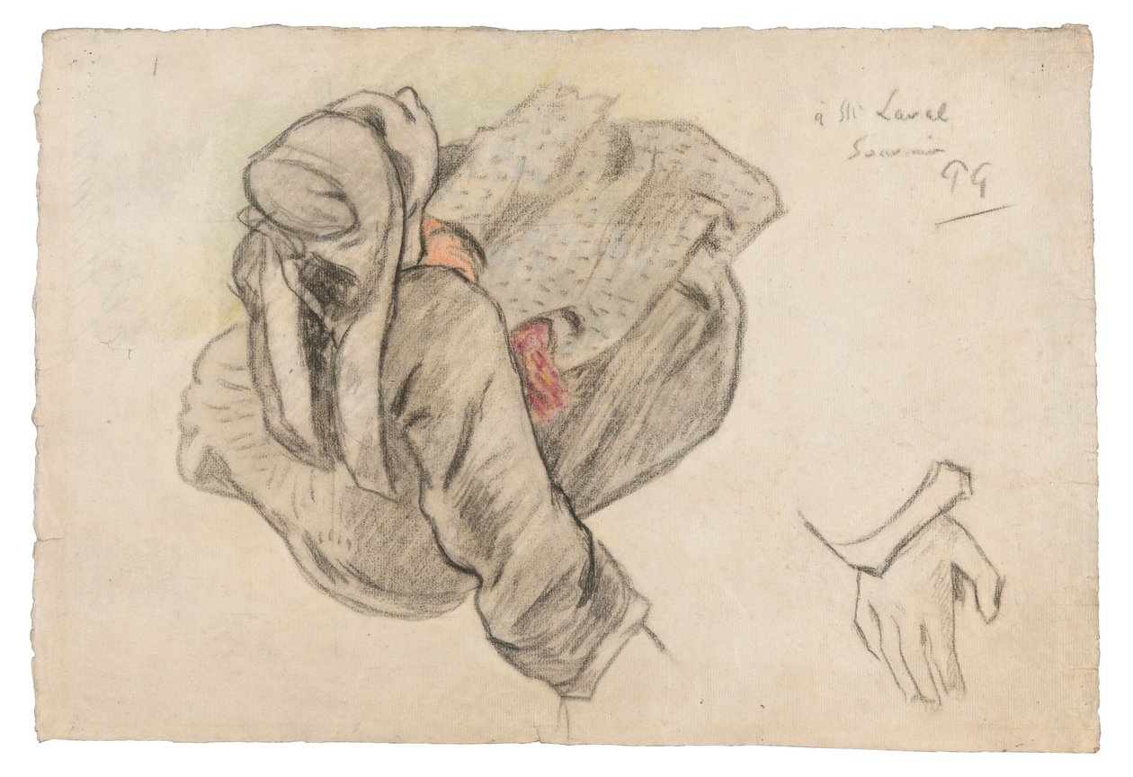 Sedící bretonská žena od Paul Gauguin