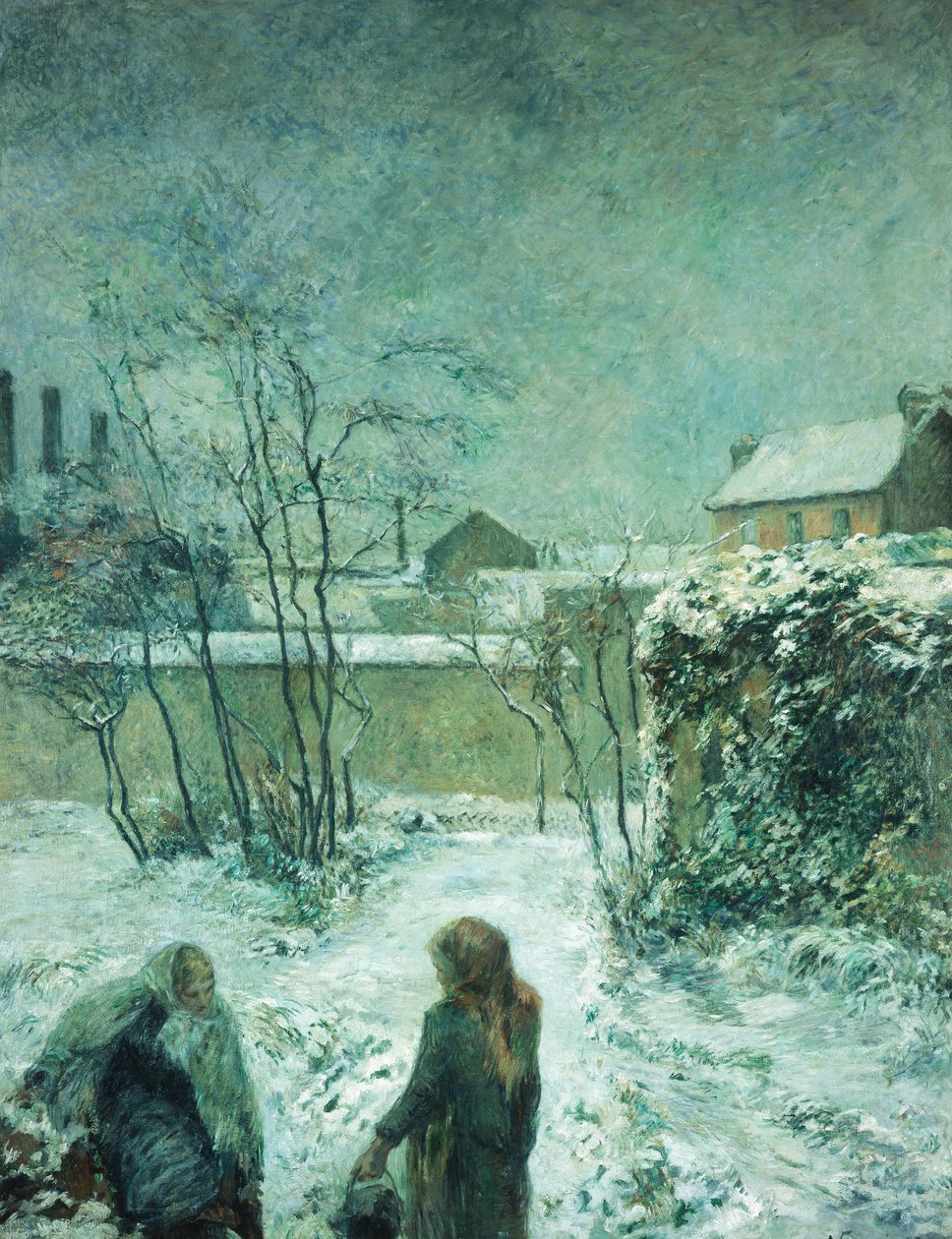Snow, Carcel Road, 1883 od Paul Gauguin
