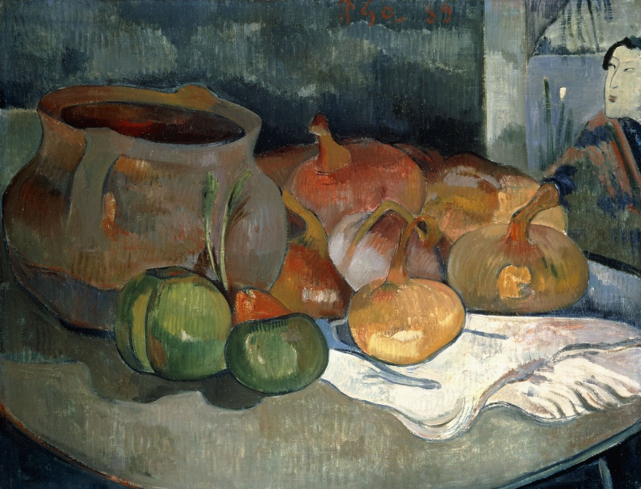 Zátiší s tykvemi, 1889 od Paul Gauguin