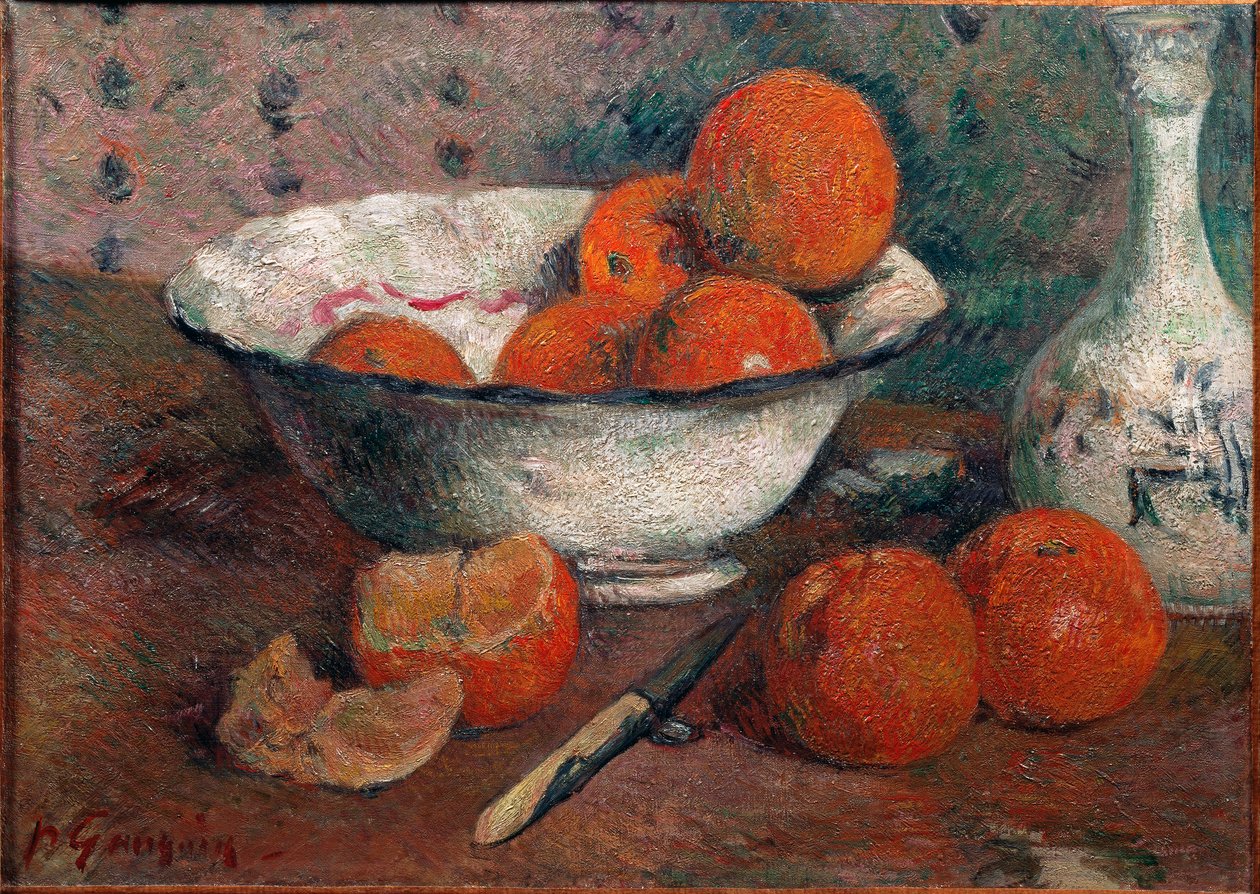 Zátiší s pomeranči od Paul Gauguin