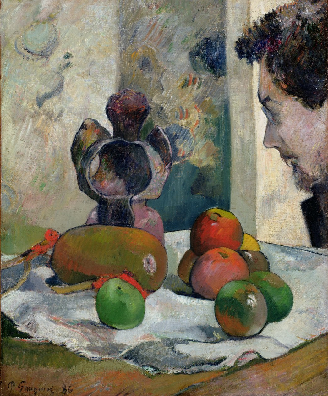 Zátiší s profilem Laval od Paul Gauguin