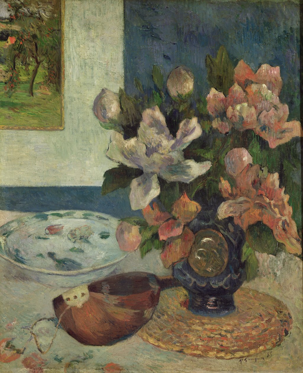 Zátiší s mandolínou od Paul Gauguin