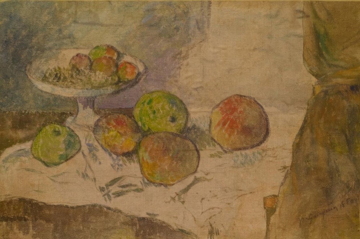 Zátiší s miskou ovoce od Paul Gauguin