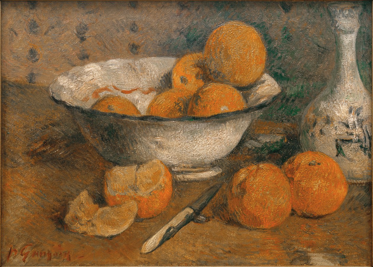 Zátiší s pomeranči od Paul Gauguin