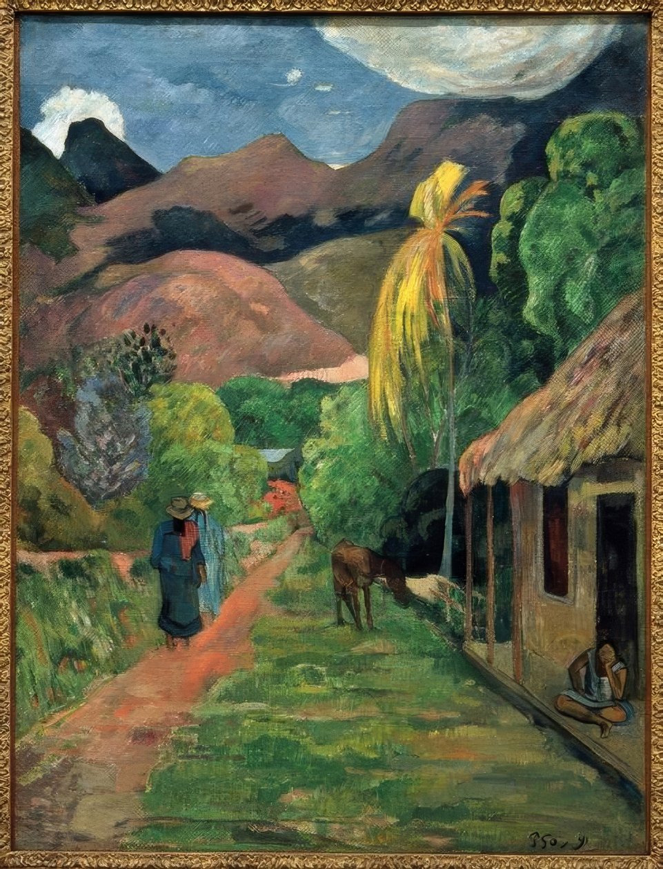 Cesta do hor od Paul Gauguin