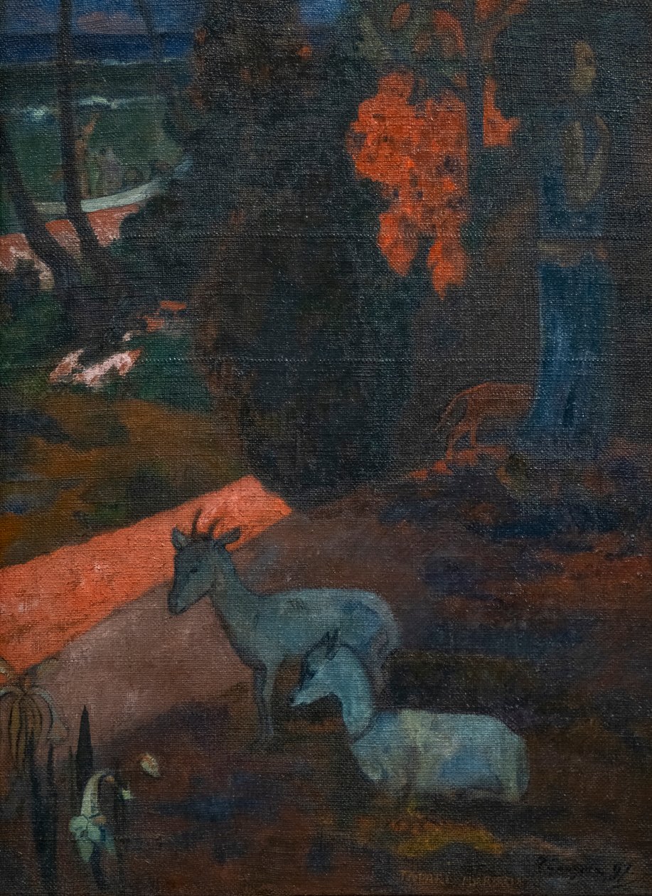 TARARI MARURU (krajina se dvěma kozami) od Paul Gauguin