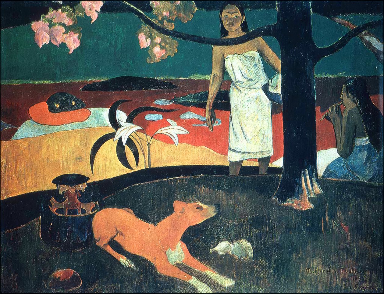 Tahiti: Tahitian Pastoral, Paul Gauguin (1893) od Paul Gauguin