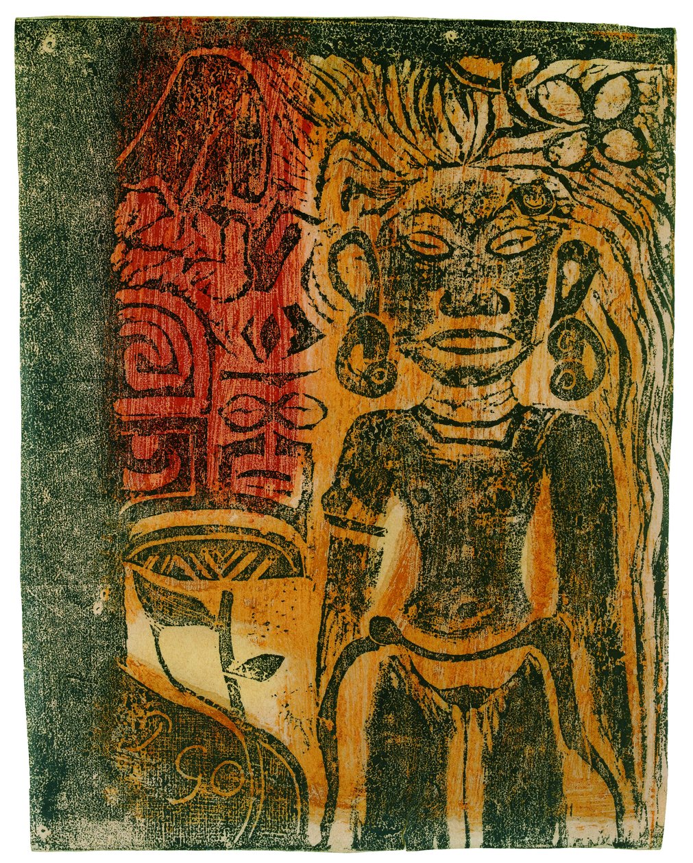 Tahitský idol, 1894-1895. od Paul Gauguin