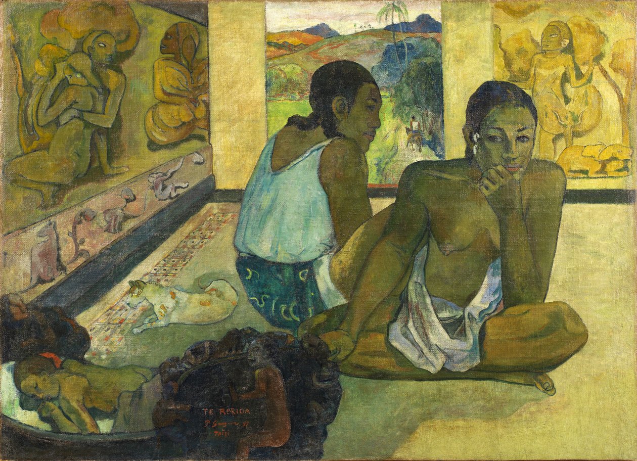 Tahitština:  Te rereioa Sen od Paul Gauguin
