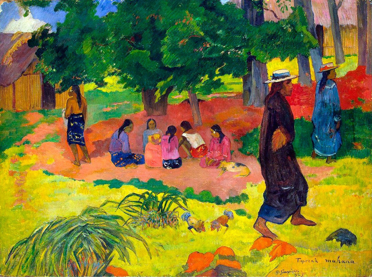 Taperaa Mahana, pozdní odpoledne, 1892. od Paul Gauguin