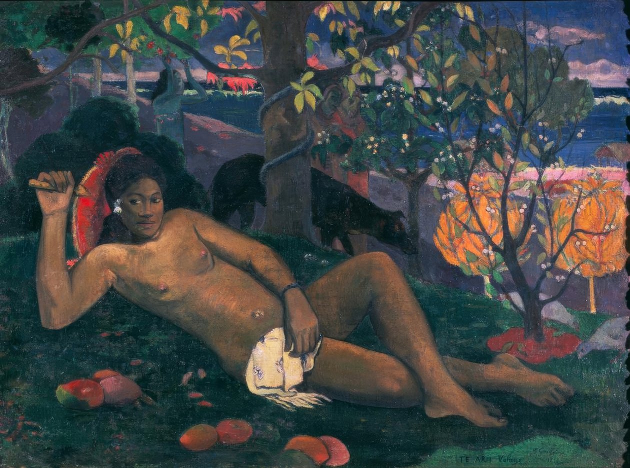 Královna od Paul Gauguin