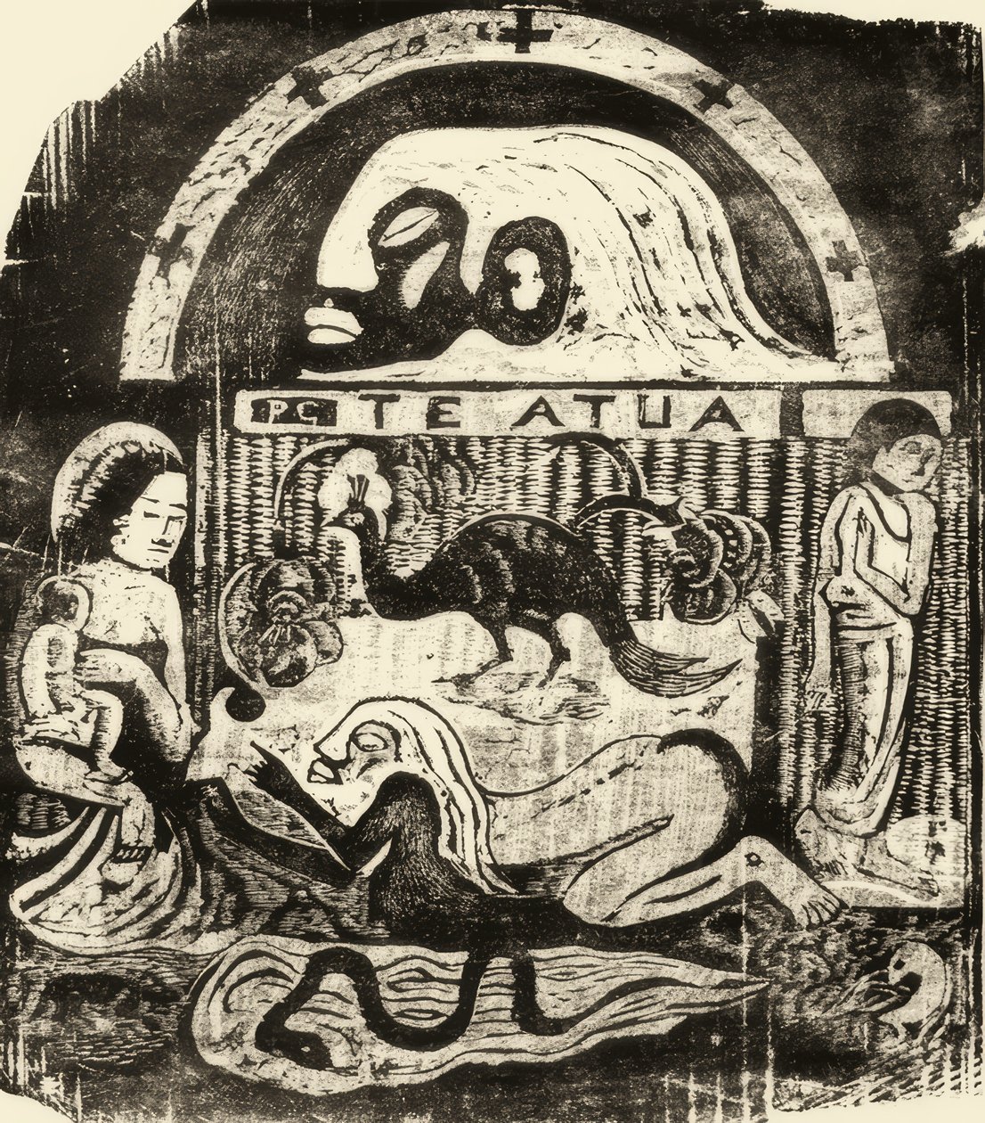 Bůh od Paul Gauguin