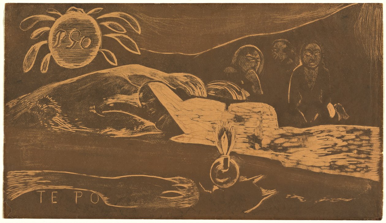 Te Po (Dlouhá noc) od Paul Gauguin